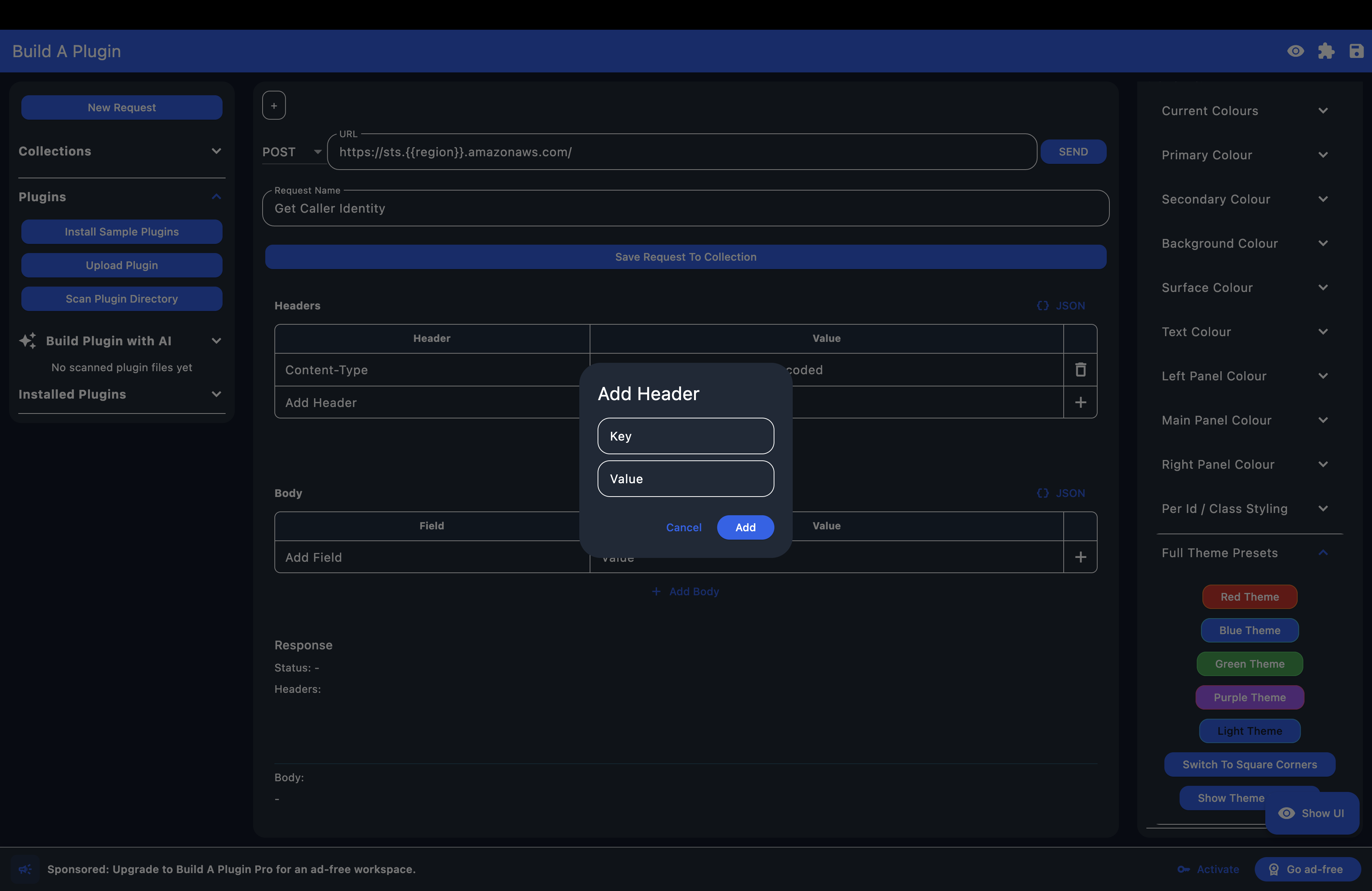 BuildAPlugin API workspace on macOS